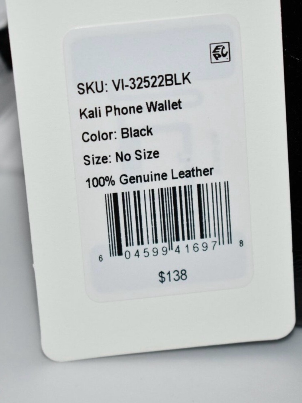 HOBO Black Leather Snap Closure Wallet - Picture 9 of 9